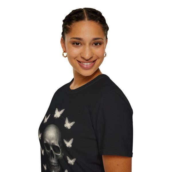 16313564878558175408_2048.jpeg Skull & Butterflies T-Shirt — Gothic Vintage Skull Tee