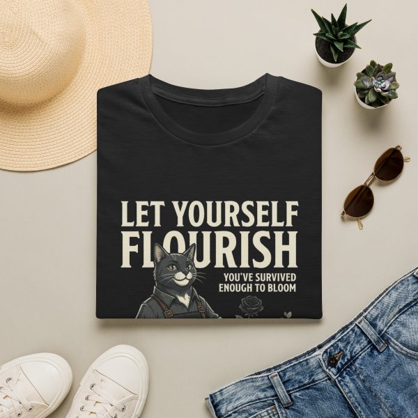 1643480446332384472_2048.jpeg Let Yourself Flourish T-Shirt — Motivational Bloom Graphic Tee