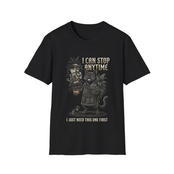 16481779479309711258_2048.jpeg I Can Stop Anytime Cat T-Shirt — Funny Cat Addiction Graphic Tee