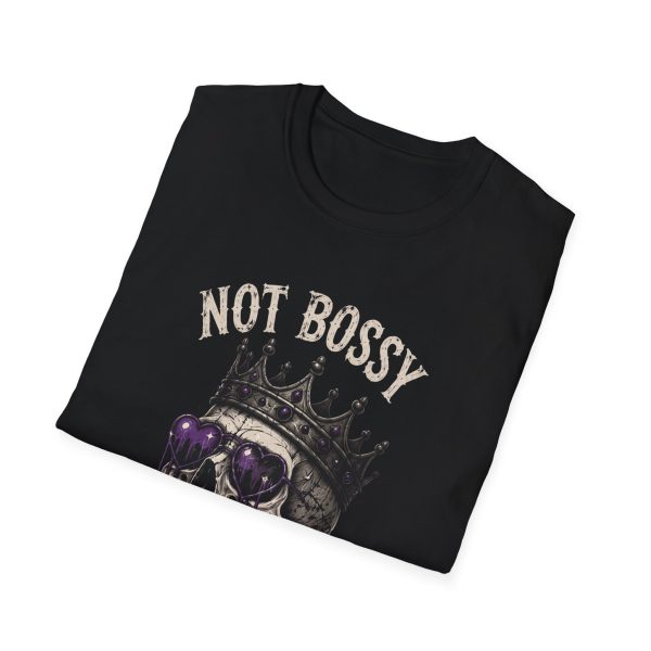Not Bossy Skull T-Shirt — “Not Bossy Just Aggressively Correct”