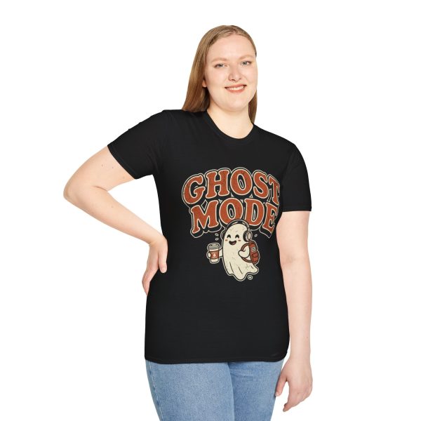 16590442140224179884_2048.jpeg Ghost Mode T‑Shirt — Cute Retro Halloween Ghost Graphic Tee