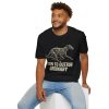 Born to Outrun Greyhound T-Shirt — Geometric Galaxy Dog