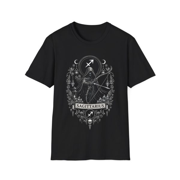 Sagittarius Grim Reaper T-Shirt — Zodiac Archer Astrology Tee