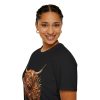 Autumn Highland Cow T-Shirt – Fall Leaves Scottish Cattle Tee