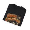17365430331027723262_2048.jpeg T-Shirt — "Grave Expectations" Halloween Skull & Tombstone Tee