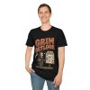 Grim Outlook T-Shirt — Retro Grim Reaper Graphic Tee