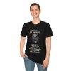 T-Shirt — "Recipe for My Daughter" Inspirational Key & Rose Graphic