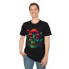 Psychedelic Mushroom Skull T‑Shirt