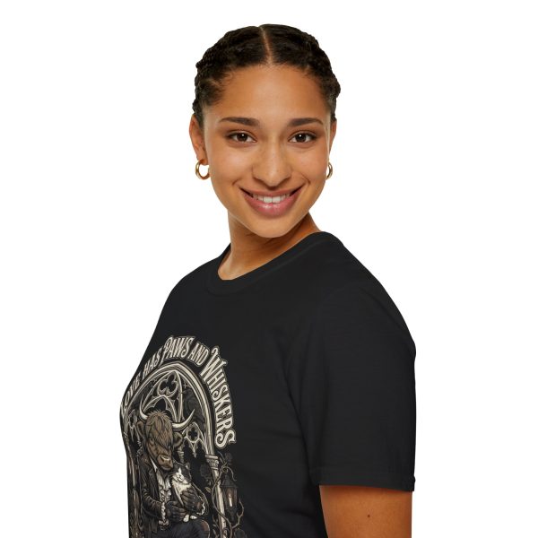 17636811342680160449_2048.jpeg T-Shirt — "Love Has Paws and Whiskers" Vintage Cat & Dog Lover