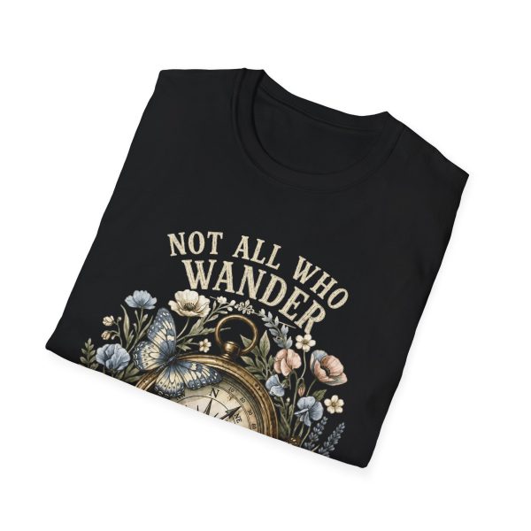 Not All Who Wander Compass T-Shirt
