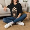 Vintage Tulip Bouquet T‑Shirt — Sepia Floral Vase Graphic