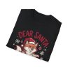 Christmas Fox T-Shirt — "Dear Santa, Worth It Though"