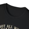 Not All Who Wander Compass T-Shirt