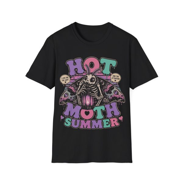 2121325476218768213_2048.jpeg T-Shirt — 'Hot Moth Summer' Retro Moth Graphic Tee