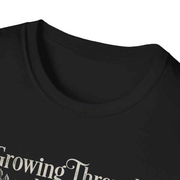 Growing Through the Chaos T-Shirt — Floral Gothic Growth Tee