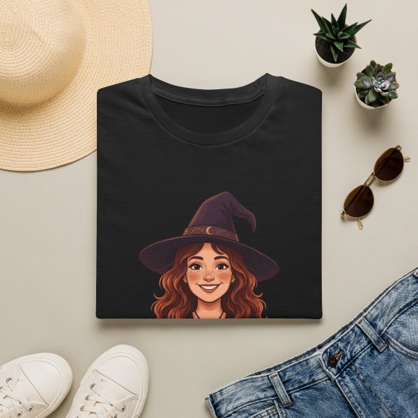 Witchy Girl T-Shirt — Cute Redhead Witch Illustration