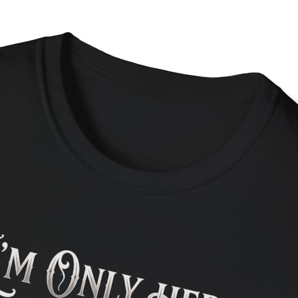 2731655707939201853_2048.jpeg I'm Only Here For The Dogs T-Shirt — Gothic Dog Lover Tee