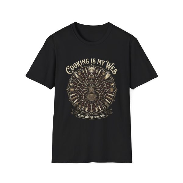 Cooking Is My Vibe T-Shirt — 'Cooking Is My Webb' Chef Tools Graphic Tee