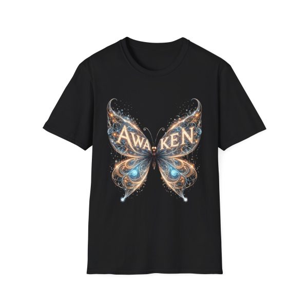 2975489091797381592_2048.jpeg Awaken Butterfly T‑Shirt — Mystic Sparkle Wings Graphic Tee