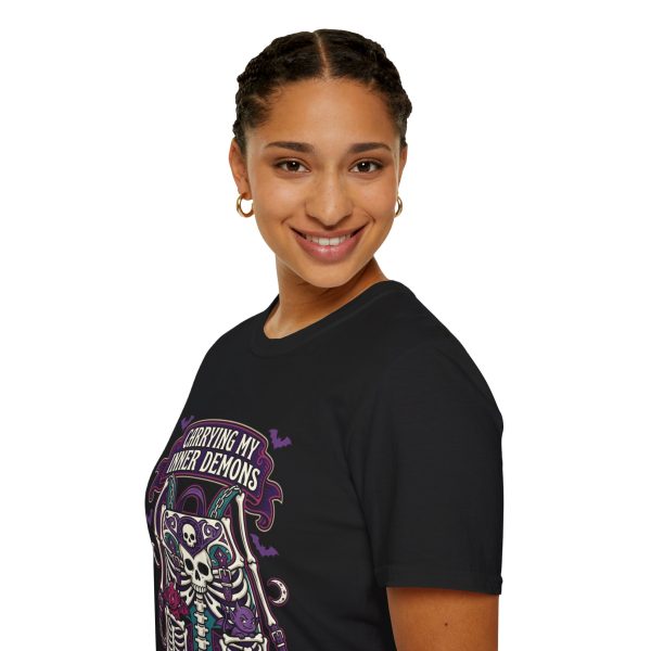Carrying My Inner Demons T-Shirt —  Skull & Skeleton Graphic Tee