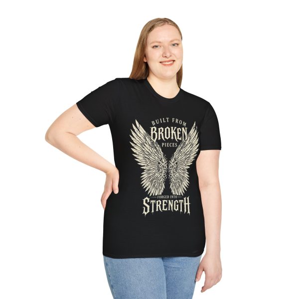 3420572553136945962_2048.jpeg Built From Broken Pieces T-Shirt — Inspirational Tee