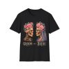 3918384659605540652_2048.jpeg Bride & Groom Skull T-Shirt — Floral Wedding Skull Couple Tee