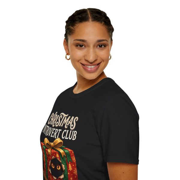 4184067298016780299_2048.jpeg Christmas Introvert Club T‑Shirt — “Meet Separately” Holiday Graphic Tee