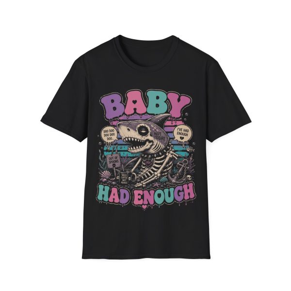 4227187822417525781_2048.jpeg Baby Skeleton Tee — Retro Goth Graphic T-Shirt ("Baby" Text)