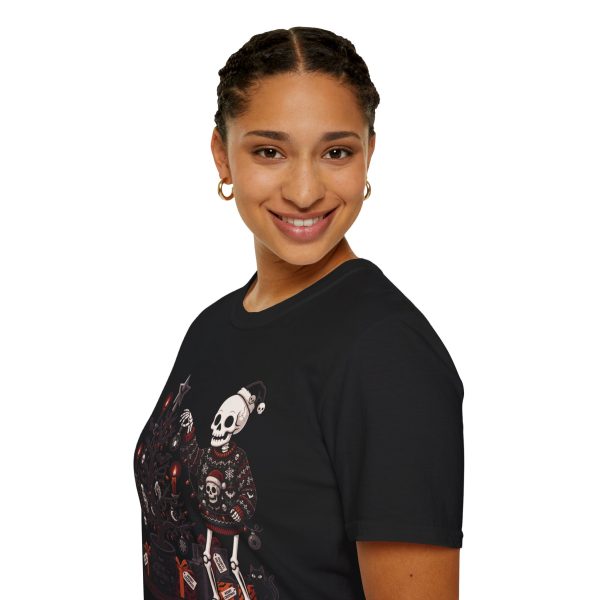 4269703315987232066_2048.jpeg Skeleton Christmas Tee — Funny Gothic Holiday Skull Sweater