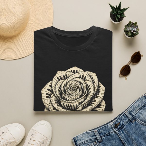 4387702286523549415_2048.jpeg Rose Guitar T-Shirt — "Music Is What Feelings Sound Like"