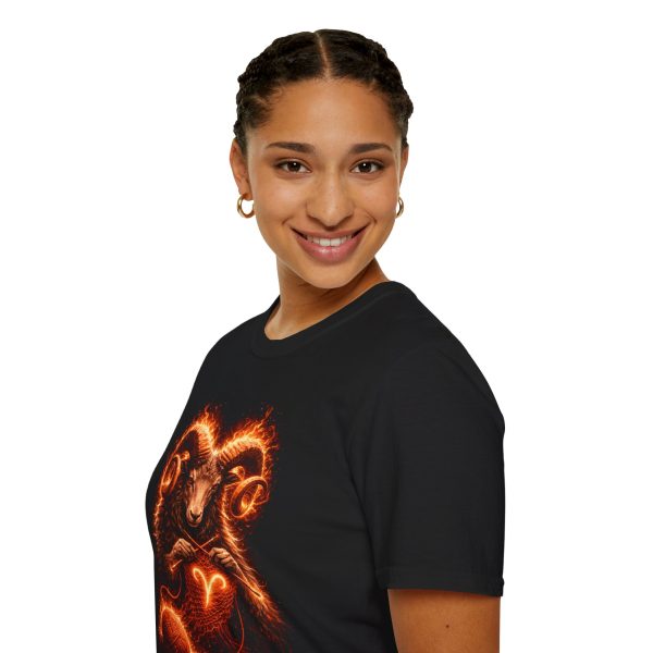 Aries Ram Zodiac T-Shirt — Fiery Aries Astrology Tee