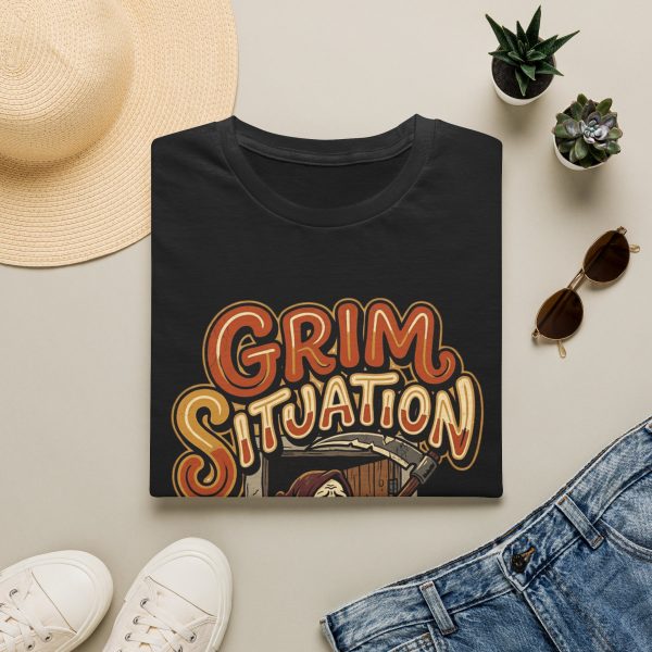 Grim Situation T-Shirt — Retro Grim Reaper Graphic Tee