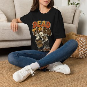 Dead Tired Skull Coffee T-Shirt