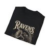Ravens T-Shirt — "Because The Void Listens" Gothic Raven Tee
