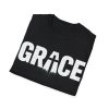 5897015611658742567_2048.jpeg Grace Christian T-Shirt — Cross Typography Faith Tee