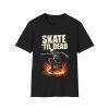 5974006012635674010_2048.jpeg Skate 'Til Dead T-Shirt — Vintage Skeleton Skateboard Graphic