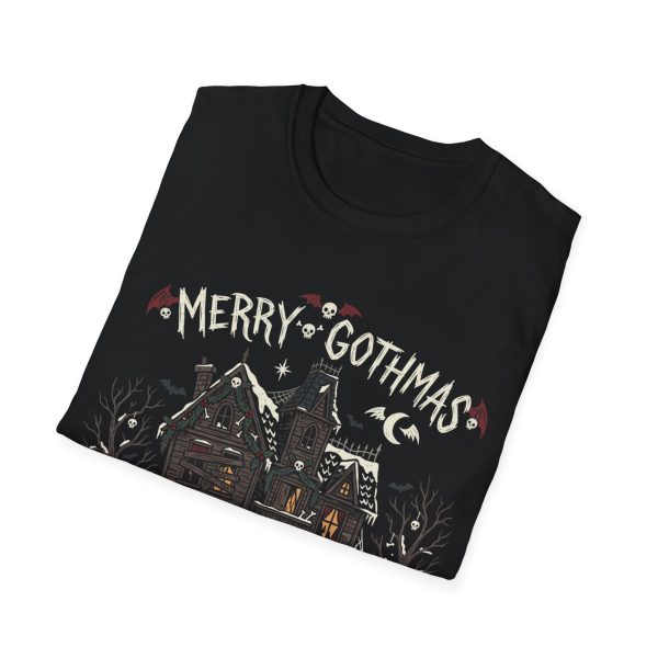Merry Gothmas T-Shirt — Gothic Holiday Haunted House Tee