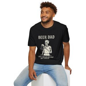 6118618854890461407_2048-1.jpeg Beer Dad T-Shirt — 'Beer Dad: Like a Regular Dad But Cooler' Skeleton