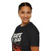 Skate 'Til Dead T-Shirt — Skull On Fire Skateboard Tee