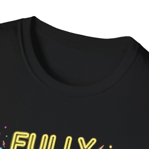 Fully Charged Vibes T‑Shirt — Neon Battery Party Tee