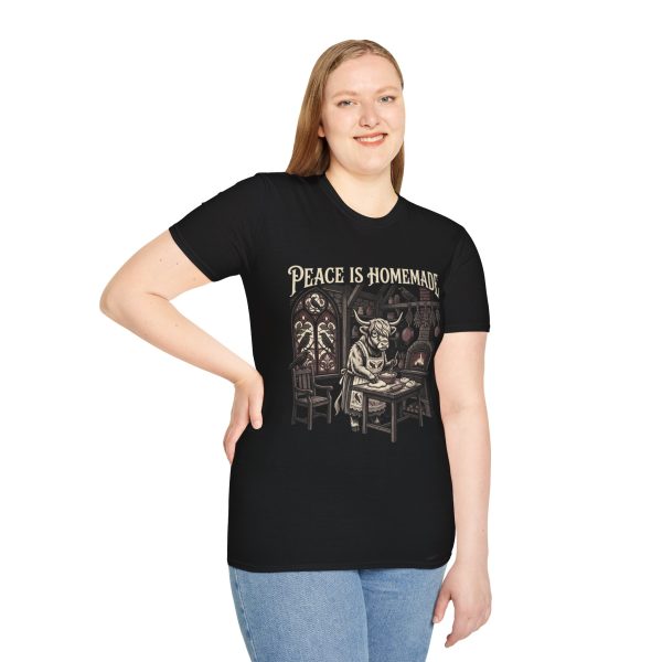 6556091691931530267_2048.jpeg Peace Is Homemade T-Shirt — Cozy Farmhouse Cottagecore Graphic Tee