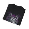 Carrying My Inner Demons T-Shirt — Gothic Skeleton Backpack Graphic Tee