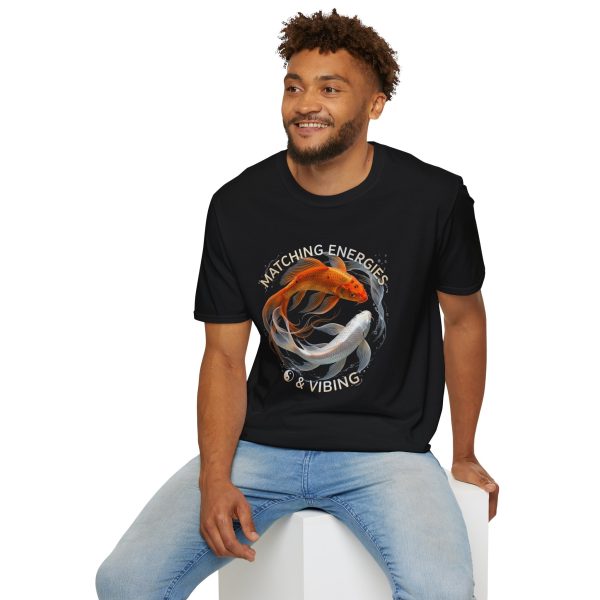 Koi Matching Energies T-Shirt — "Matching Energies & Vibing" Tee