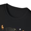 7669664027515422874_2048.jpeg Halloween Highland Cow T‑Shirt — Spooky Skull Top Hat Pumpkin Design