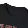 Santa Saw Nothing T-Shirt — Gothic Skeleton Christmas Tee