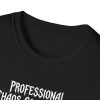Professional Chaos Coordinator T-Shirt — Funny Skeleton Desk Manager