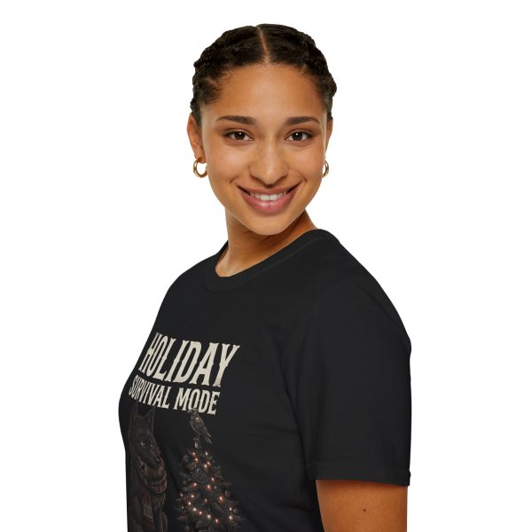 8071454475529242170_2048.jpeg Holiday Survival Mode T-Shirt — Funny Christmas Dog