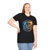 Main Character Duality T-Shirt — Blue & Gold Lion Yin-Yang Design