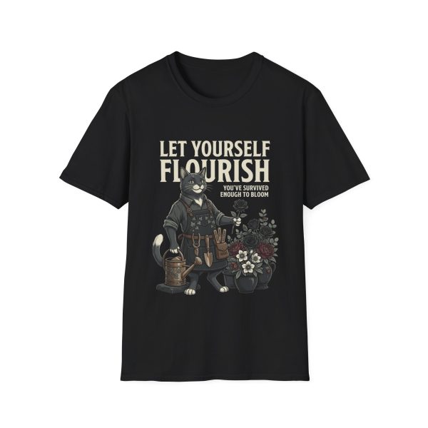 8682571486797918309_2048.jpeg Let Yourself Flourish T-Shirt — Motivational Bloom Graphic Tee