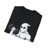 Ghost Gym Shirt — Muscular Ghost Lifting Dumbbell Fitness Tee
